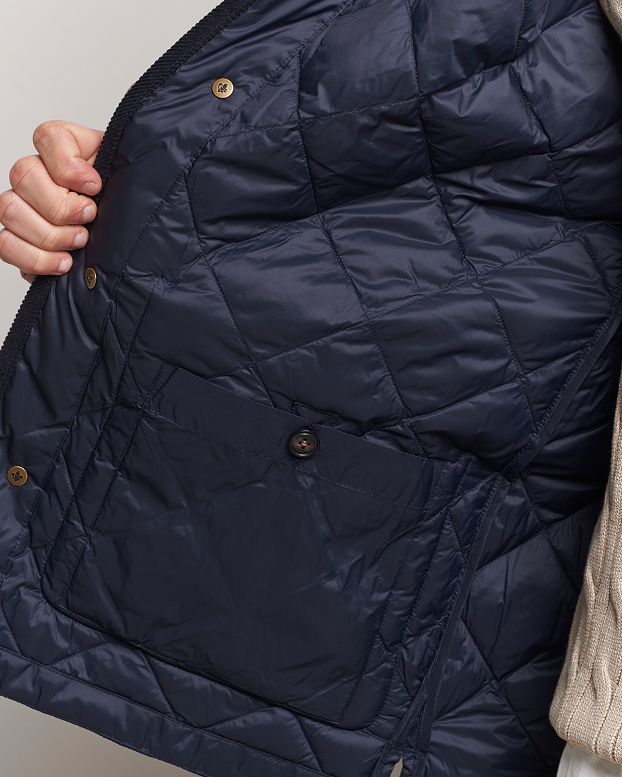 Herr | Jackor | Morris | Winston Quilted Jacket Old Blue