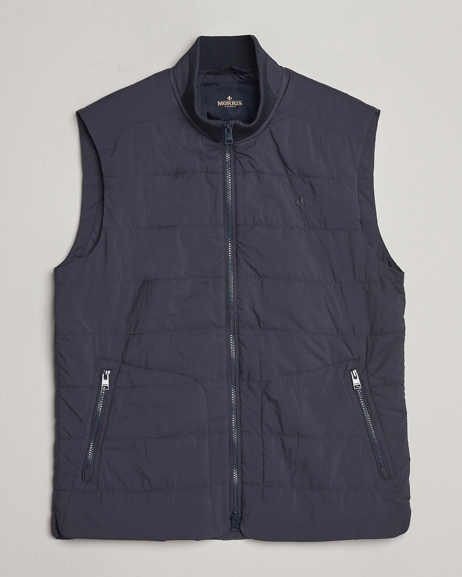 Herr | Jackor | Morris | Lewis Padded Vest Old Blue