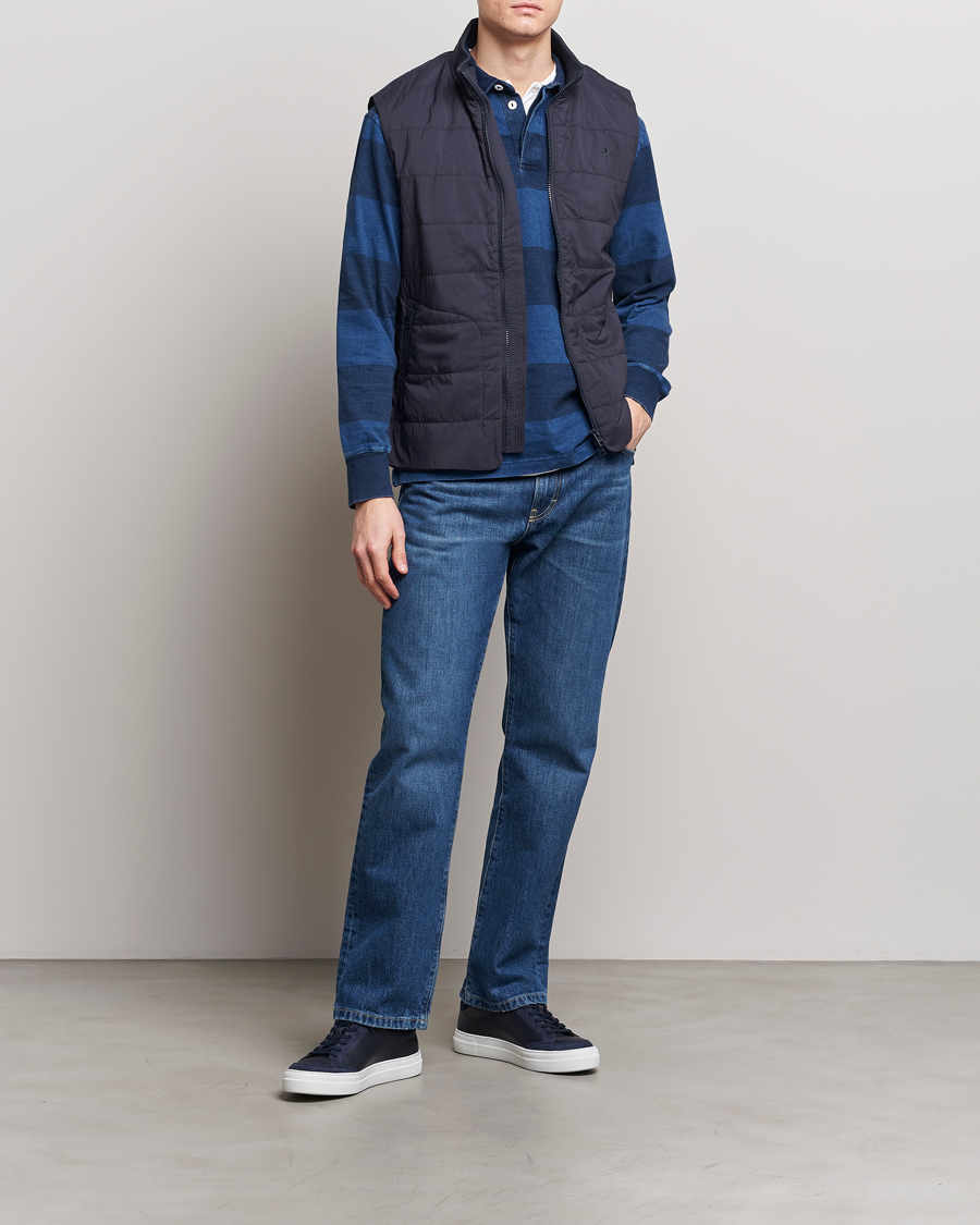 Herr | Jackor | Morris | Lewis Padded Vest Old Blue