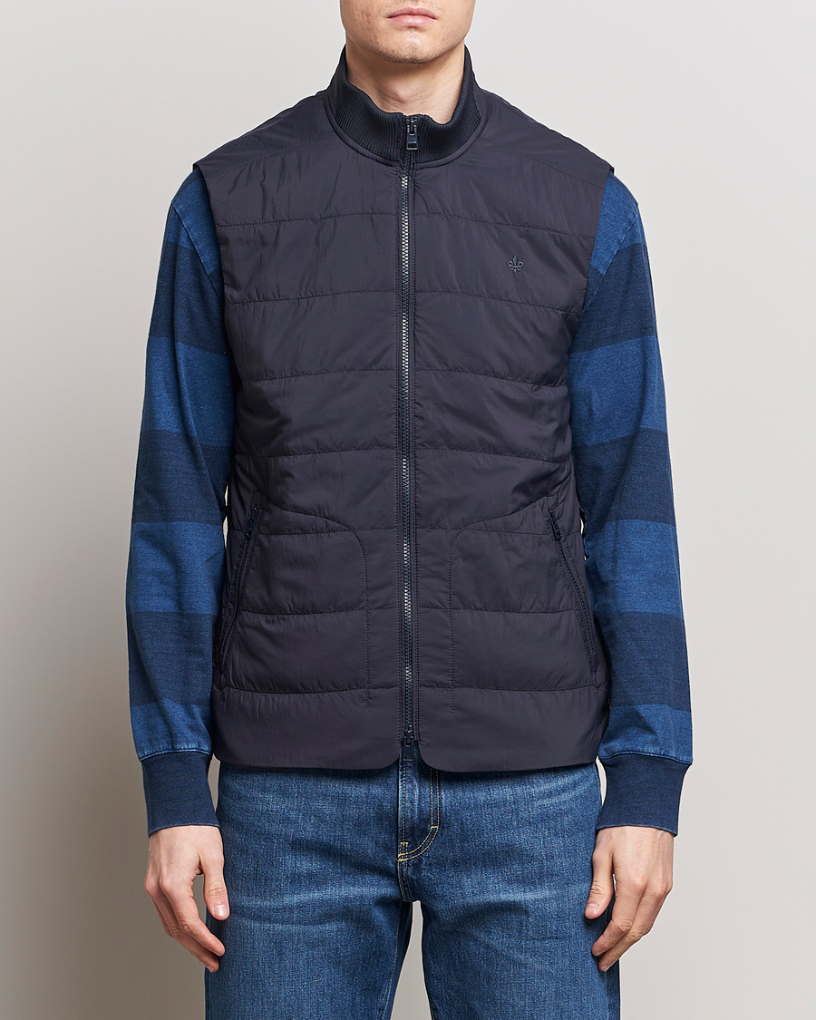 Herr | Morris | Morris | Lewis Padded Vest Old Blue