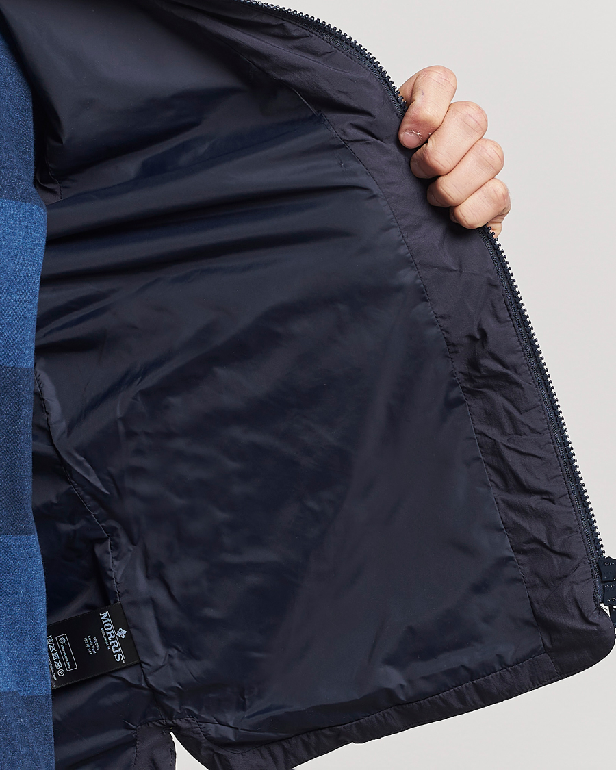 Herr | Jackor | Morris | Lewis Padded Vest Old Blue