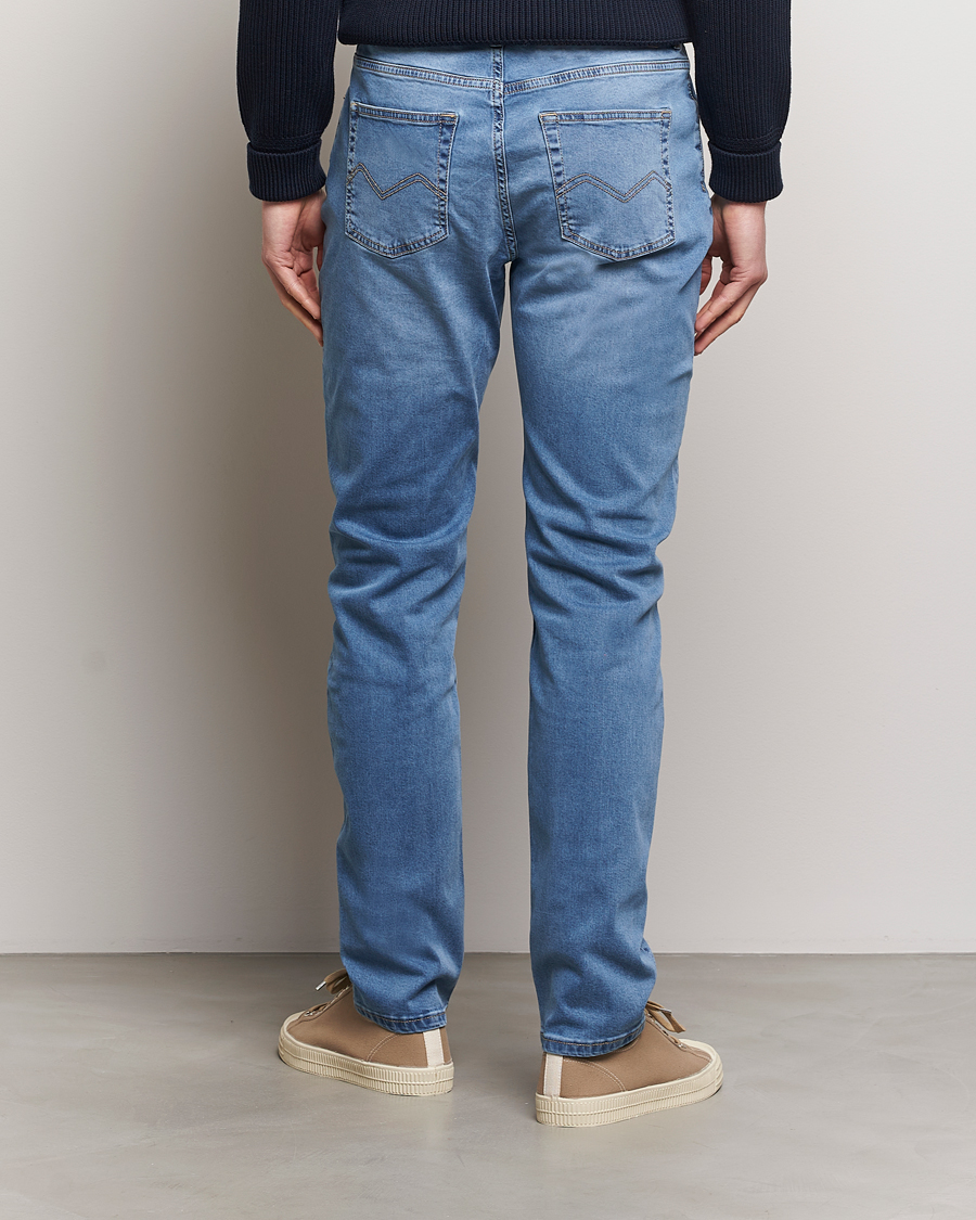 Herr | Jeans | Morris | James Satin Jeans Light Blue