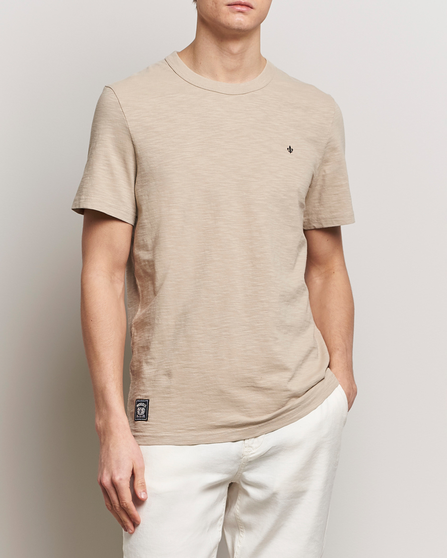 Herr | T-Shirts | Morris | Watson Slub Crew Neck T-Shirt Khaki