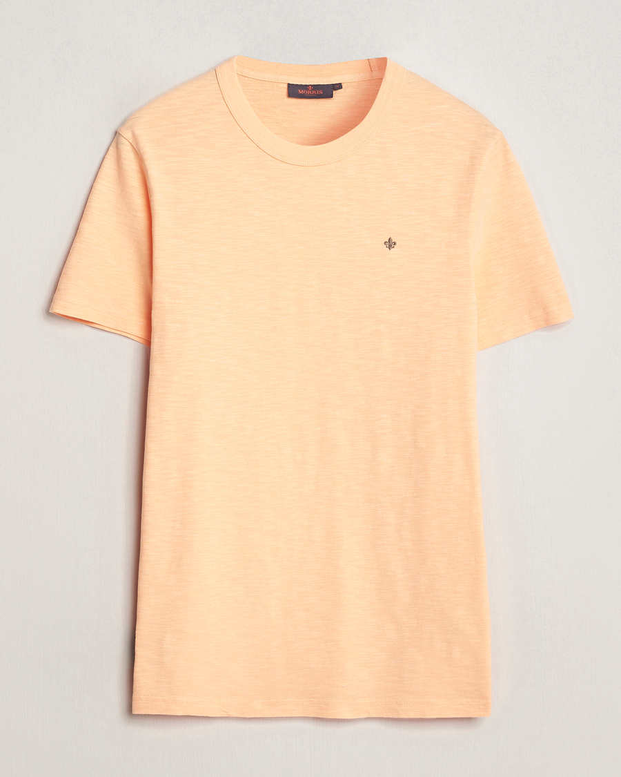 Herr | T-Shirts | Morris | Watson Slub Crew Neck T-Shirt Orange