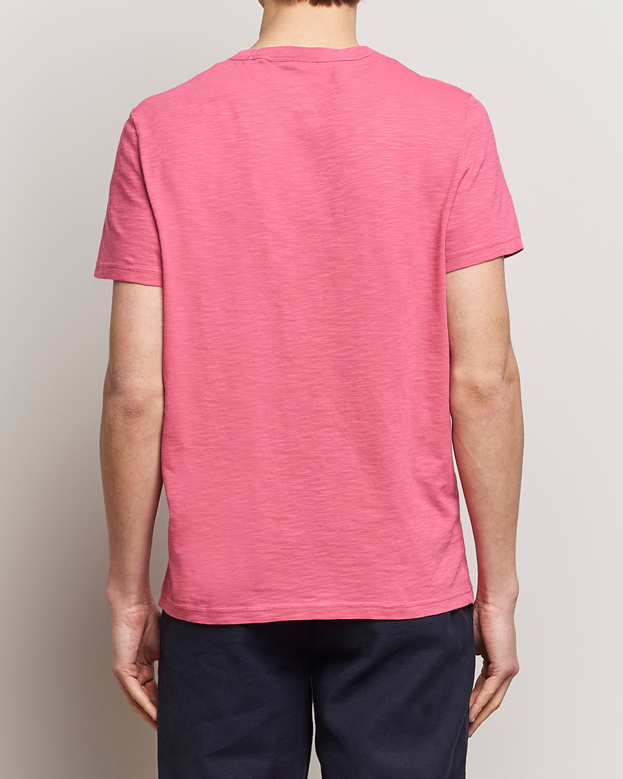 Herr | T-Shirts | Morris | Watson Slub Crew Neck T-Shirt Pink