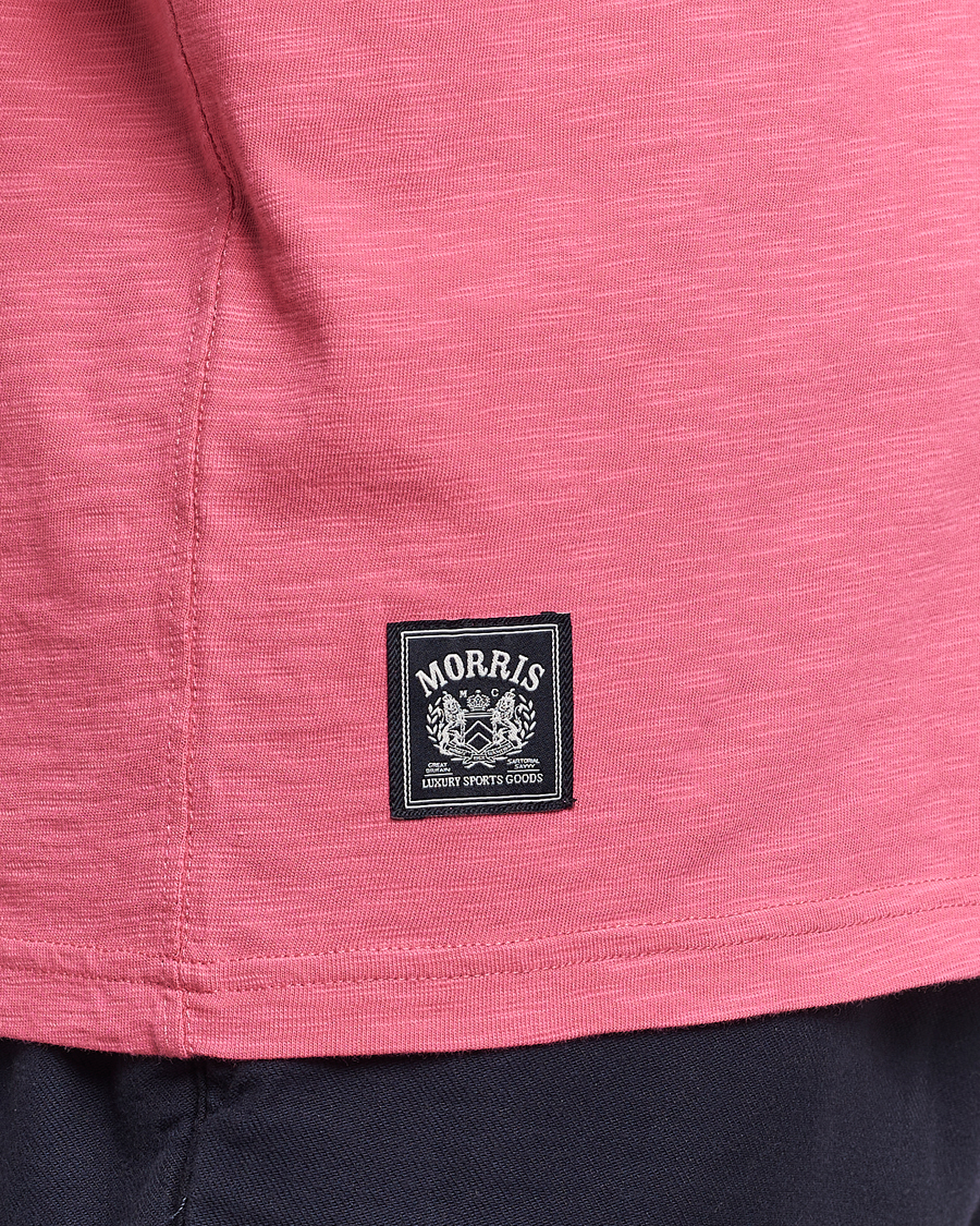 Herr | T-Shirts | Morris | Watson Slub Crew Neck T-Shirt Pink
