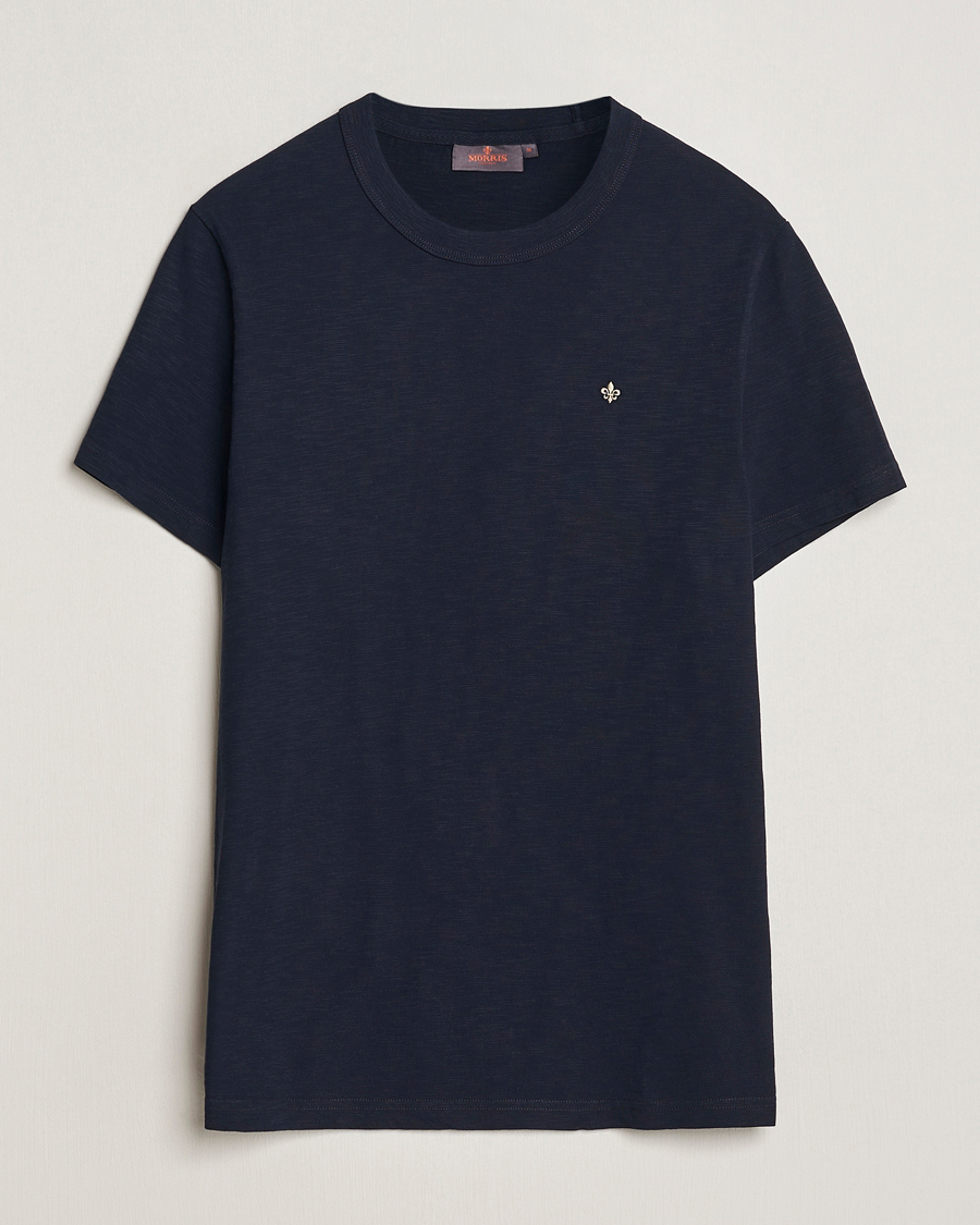 Herr | T-Shirts | Morris | Watson Slub Crew Neck T-Shirt Old Blue