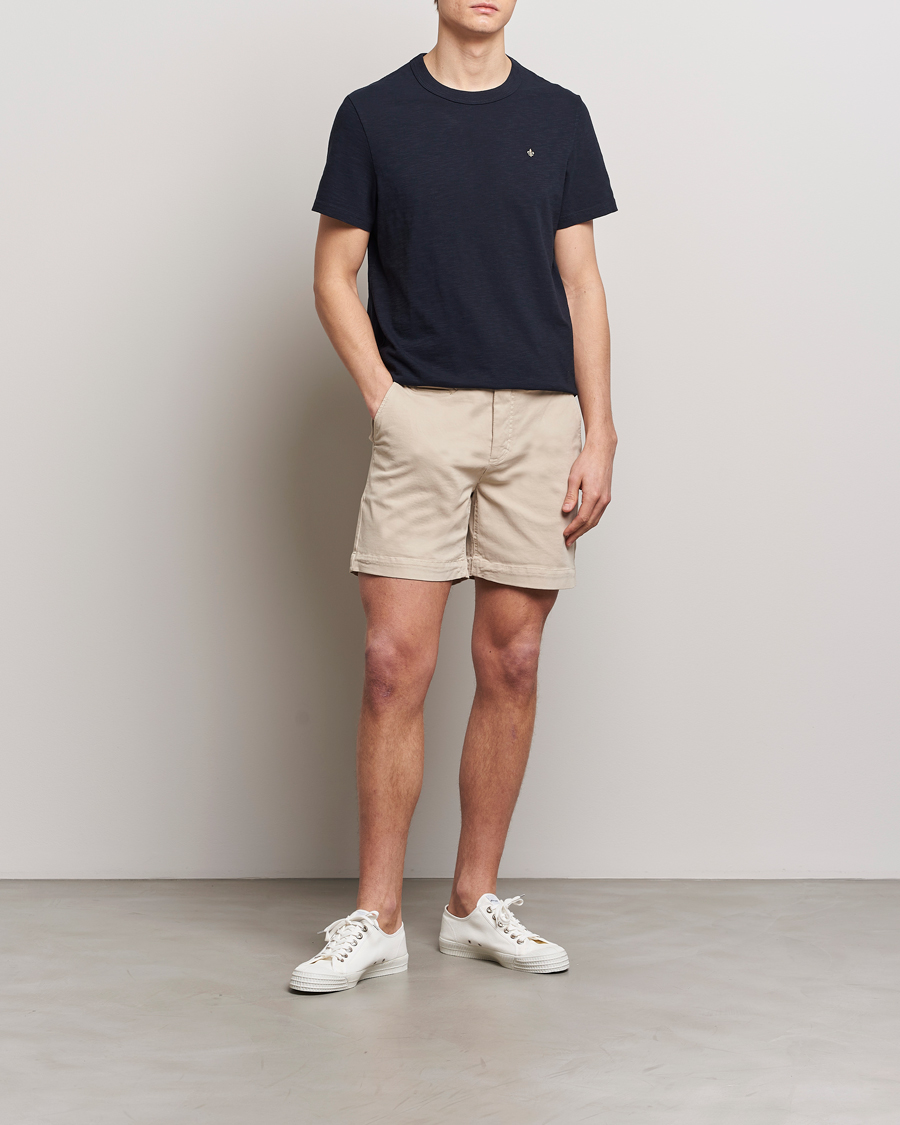 Herr | T-Shirts | Morris | Watson Slub Crew Neck T-Shirt Old Blue