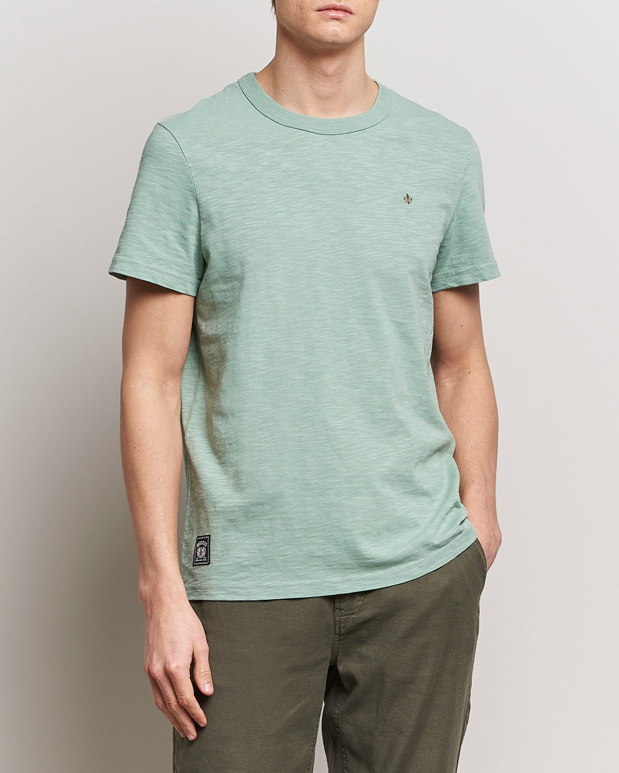 Herr | Senast inkommet | Morris | Watson Slub Crew Neck T-Shirt Light Green