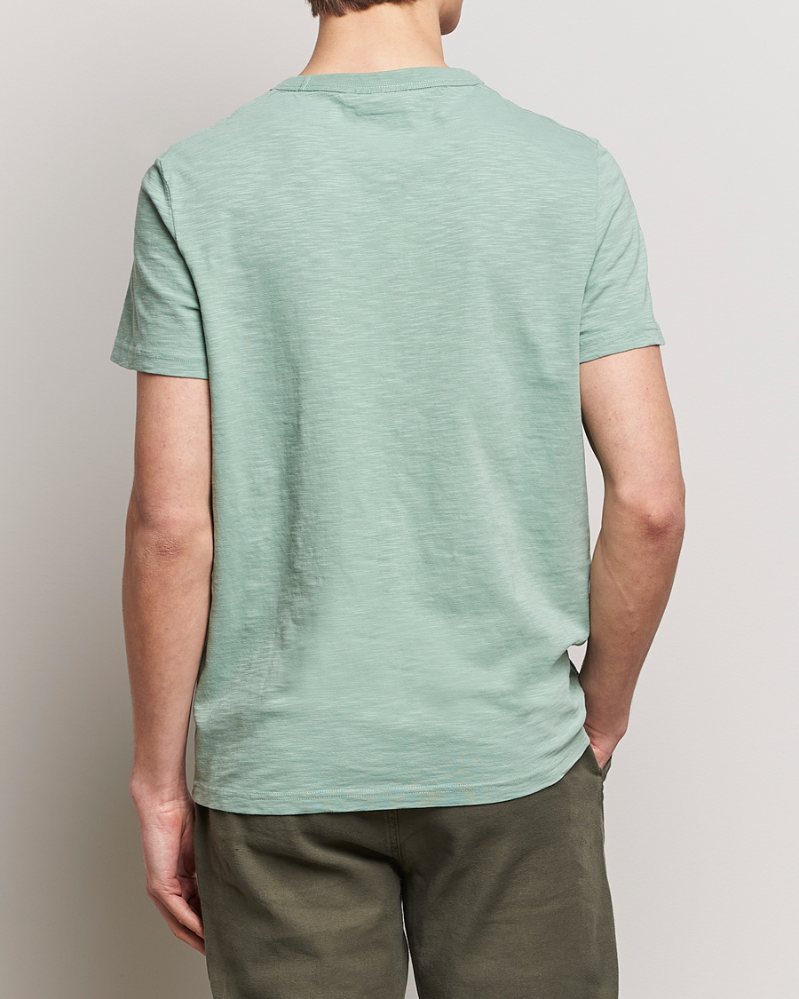 Herr | T-Shirts | Morris | Watson Slub Crew Neck T-Shirt Light Green