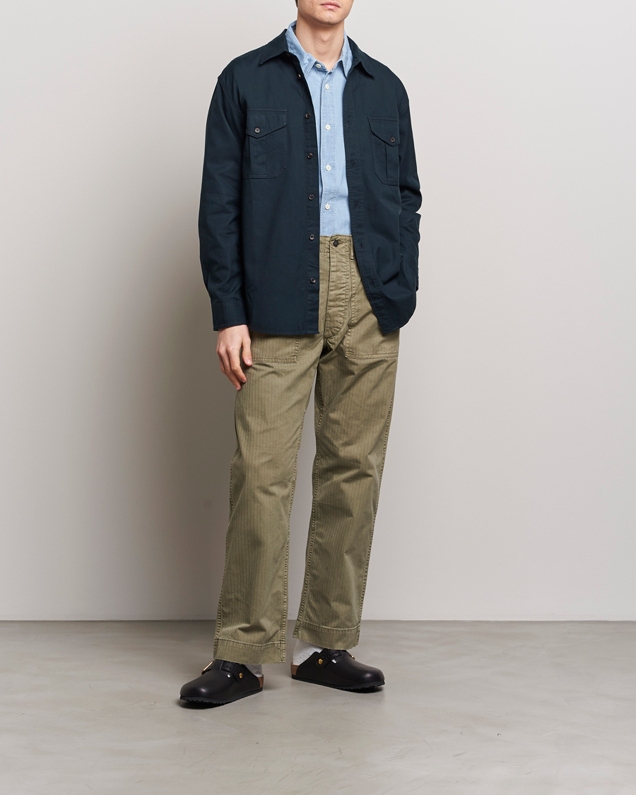 Herr | Skjortor | Filson | Lightweight Alaskan Guide Shirt Midnight Navy