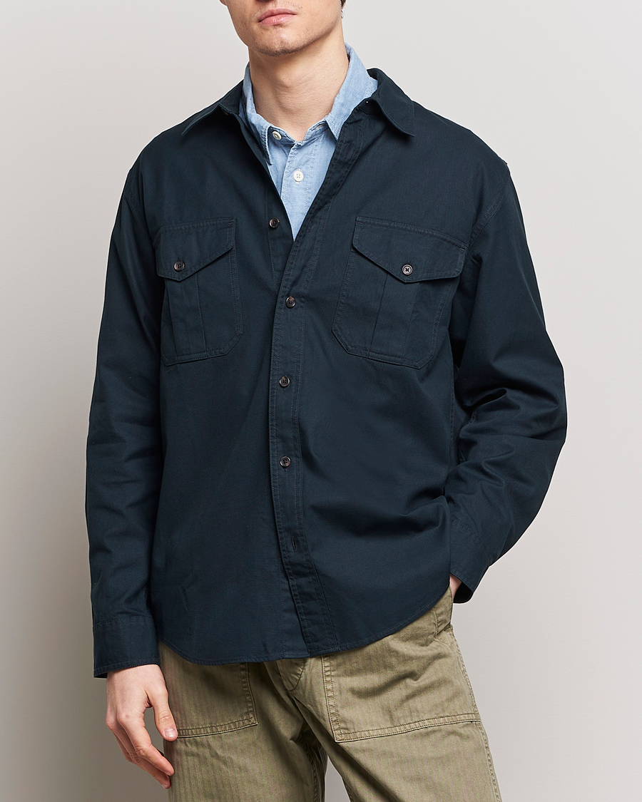 Herr | American Heritage | Filson | Lightweight Alaskan Guide Shirt Midnight Navy