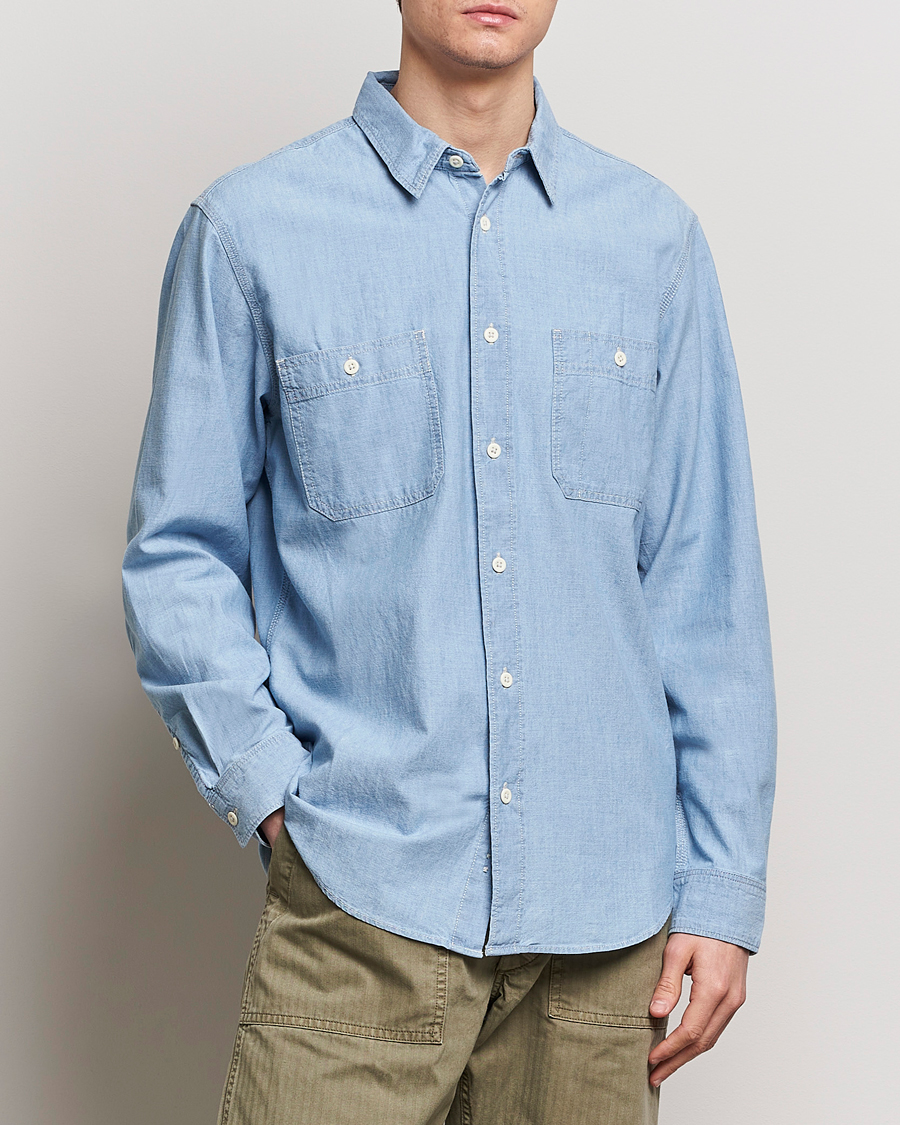 Herr | Filson | Filson | Chambray CPO Shirt Light Indigo