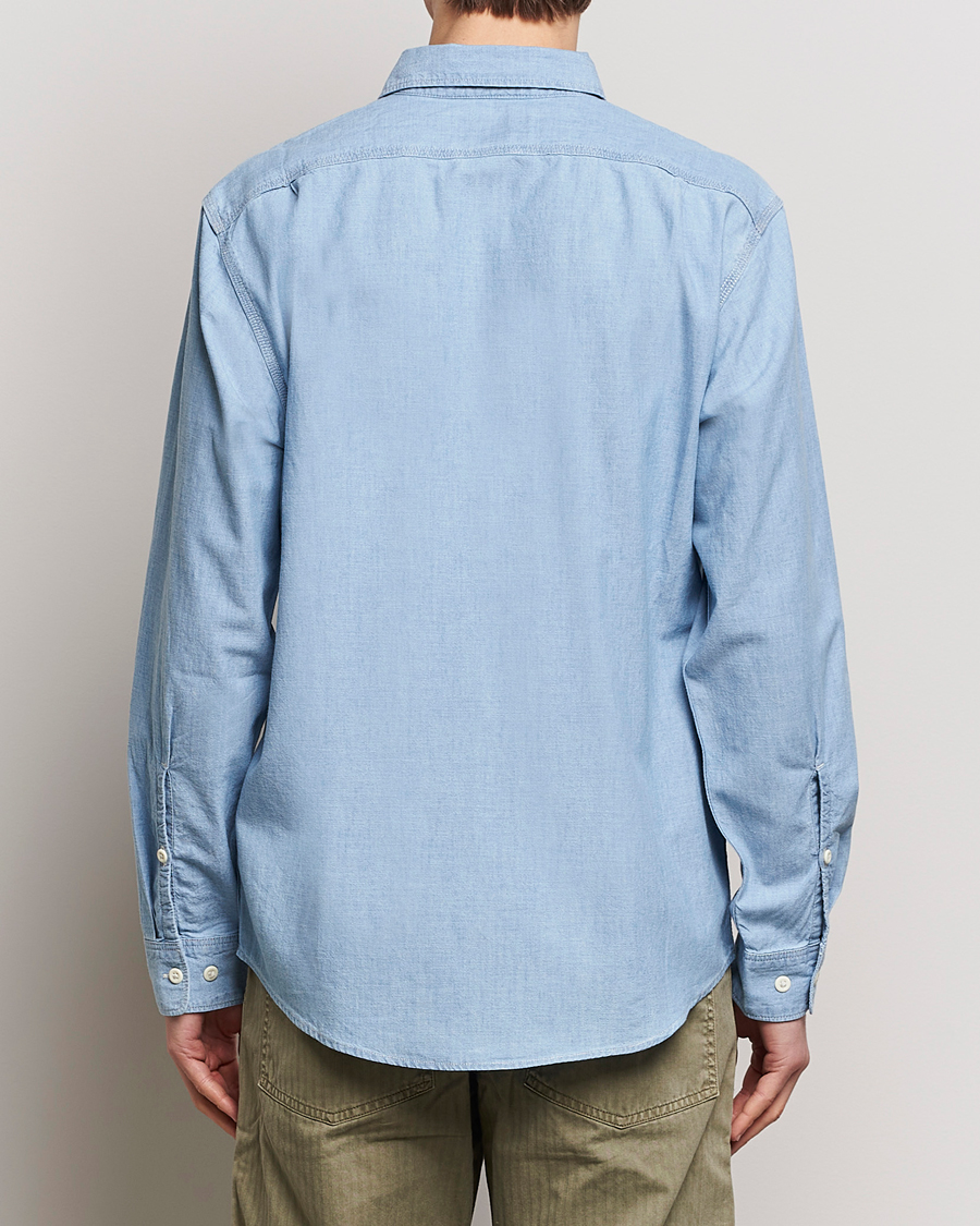 Herr | Skjortor | Filson | Chambray CPO Shirt Light Indigo