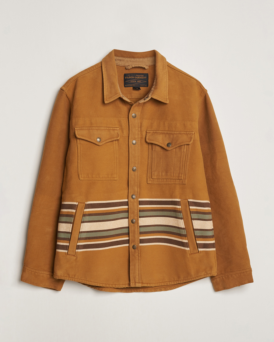 Herr | Jackor | Filson | Beartooth Cotton Jac-Shirt Golden Tan