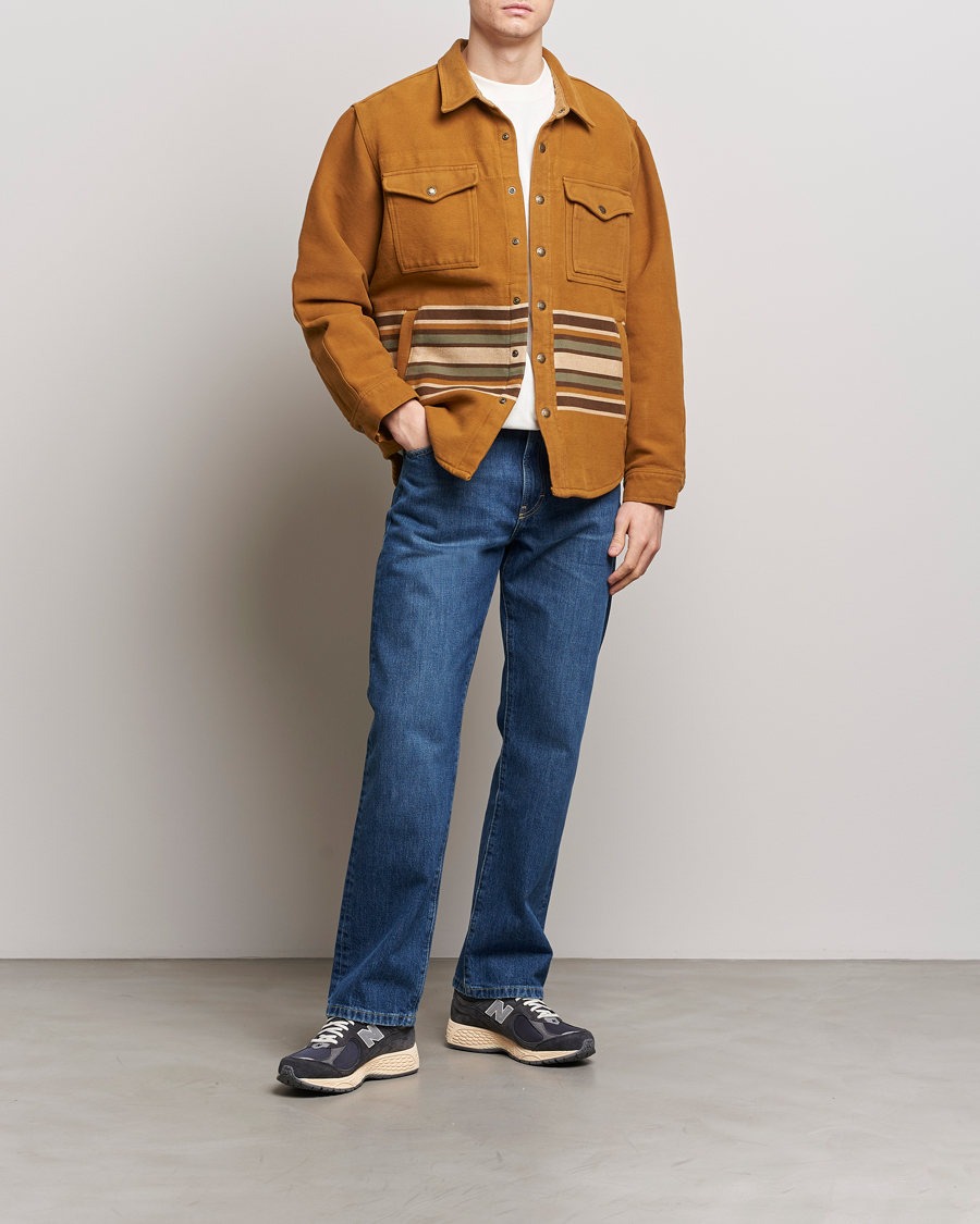 Herr | Jackor | Filson | Beartooth Cotton Jac-Shirt Golden Tan