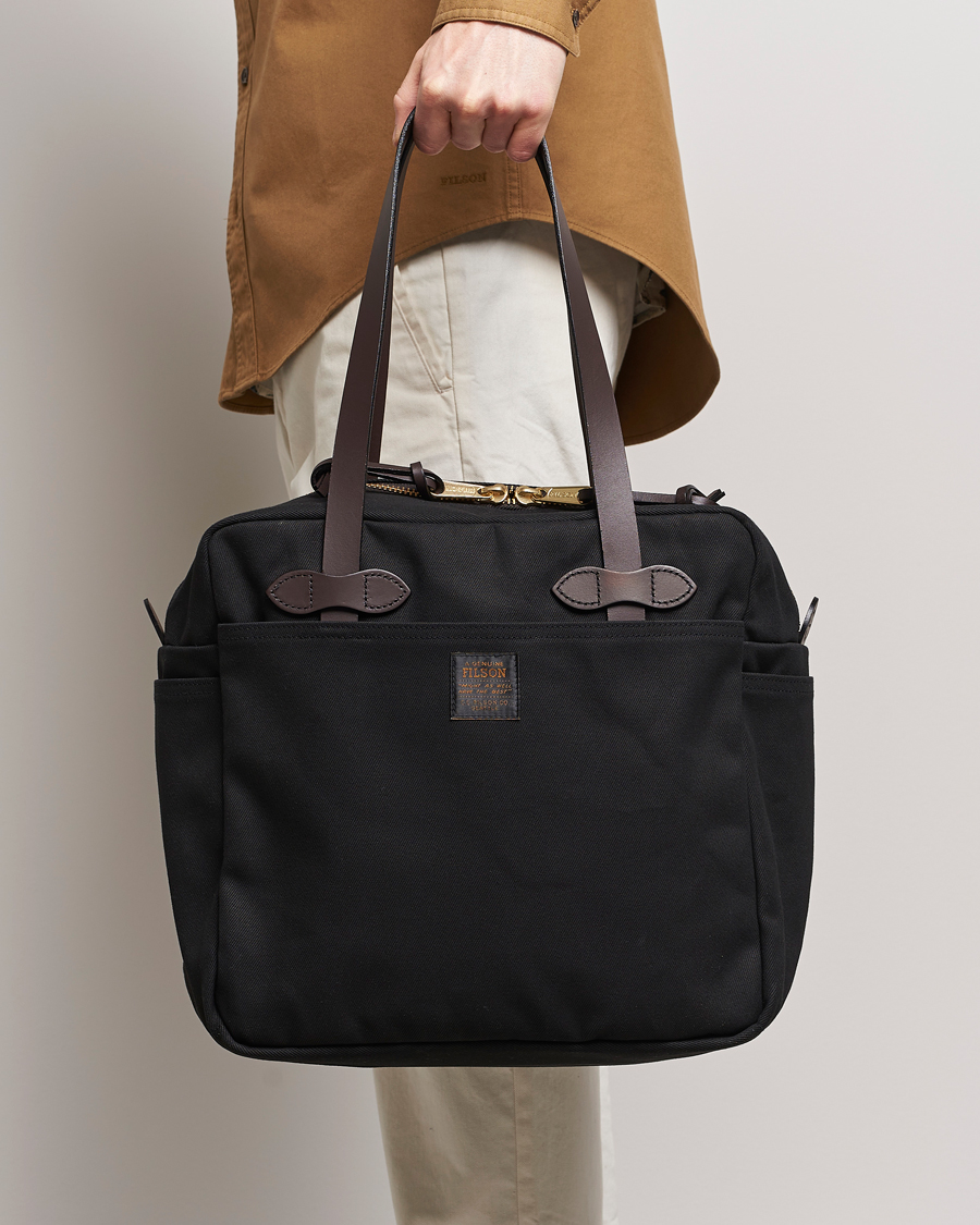 Herr |  | Filson | Tote Bag With Zipper Black