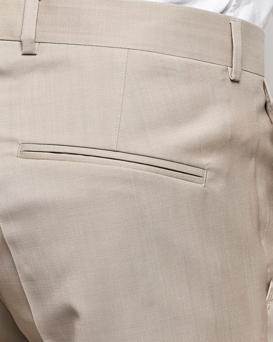 Herr | Kostymer | Oscar Jacobson | Fogerty Super 130's Wool Suit Beige