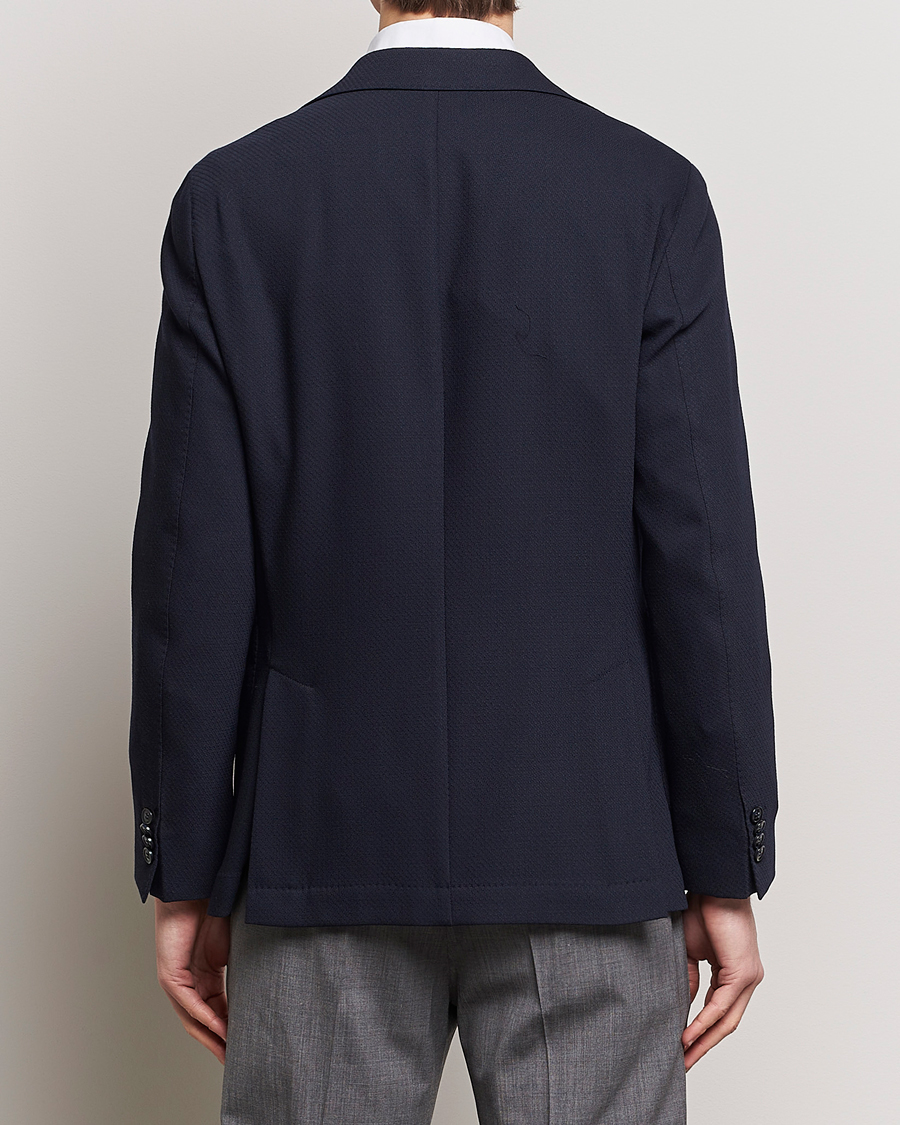 Herr | Kavajer | Oscar Jacobson | Ferry Patch Soft Wool Blazer Navy