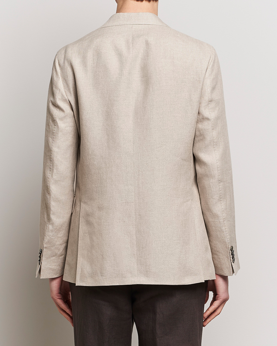 Herr | Kavajer | Oscar Jacobson | Fogerty Linen Blazer Beige