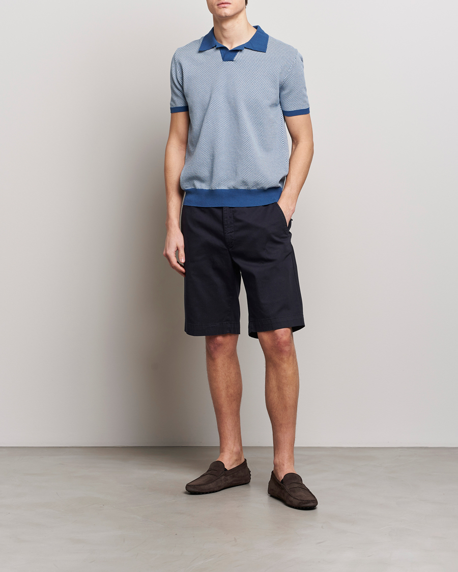 Herr | Shorts | Oscar Jacobson | Teodor Cotton Shorts Navy