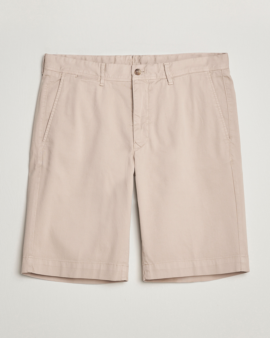 Herr | Shorts | Oscar Jacobson | Teodor Cotton Shorts Beige