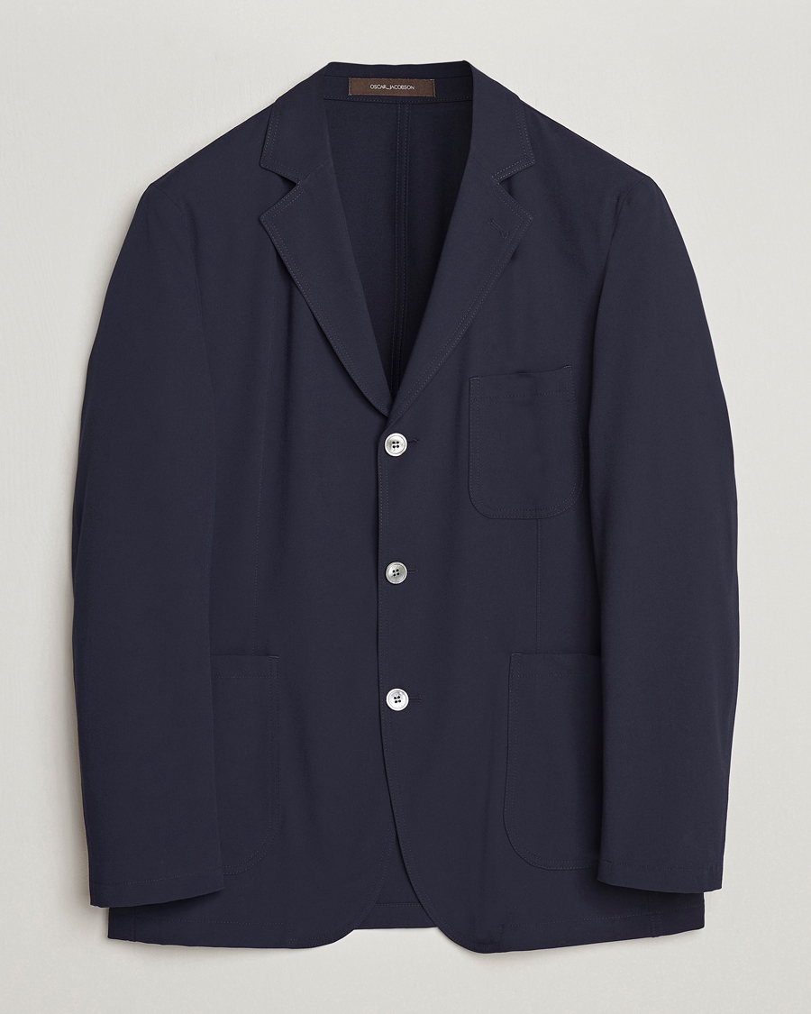 Herr | Kavajer | Oscar Jacobson | Faber Stretch Blazer Navy