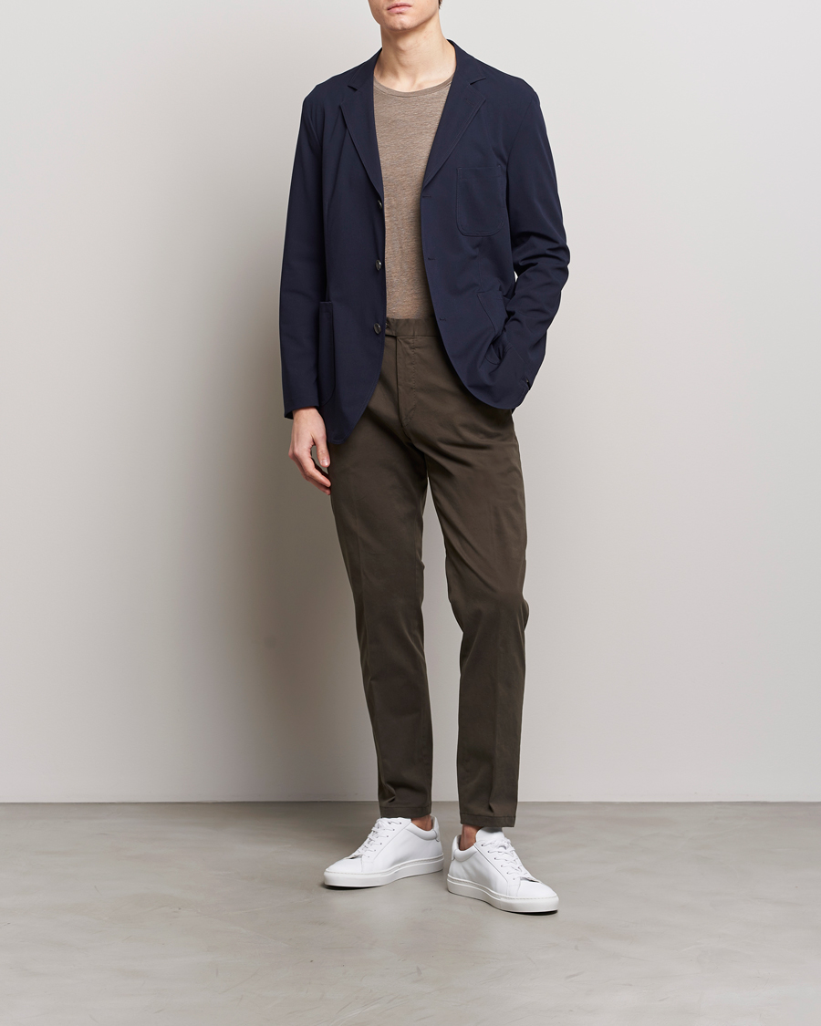 Herr | Kavajer | Oscar Jacobson | Faber Stretch Blazer Navy