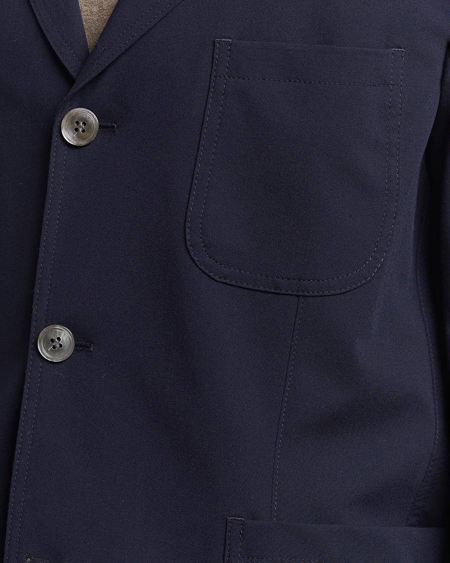Herr | Kavajer | Oscar Jacobson | Faber Stretch Blazer Navy