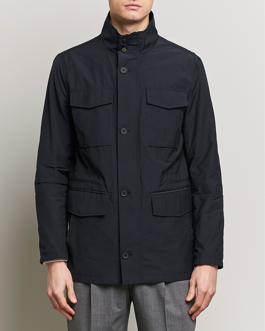 Herr | Oscar Jacobson | Oscar Jacobson | Smyth Field Jacket Navy