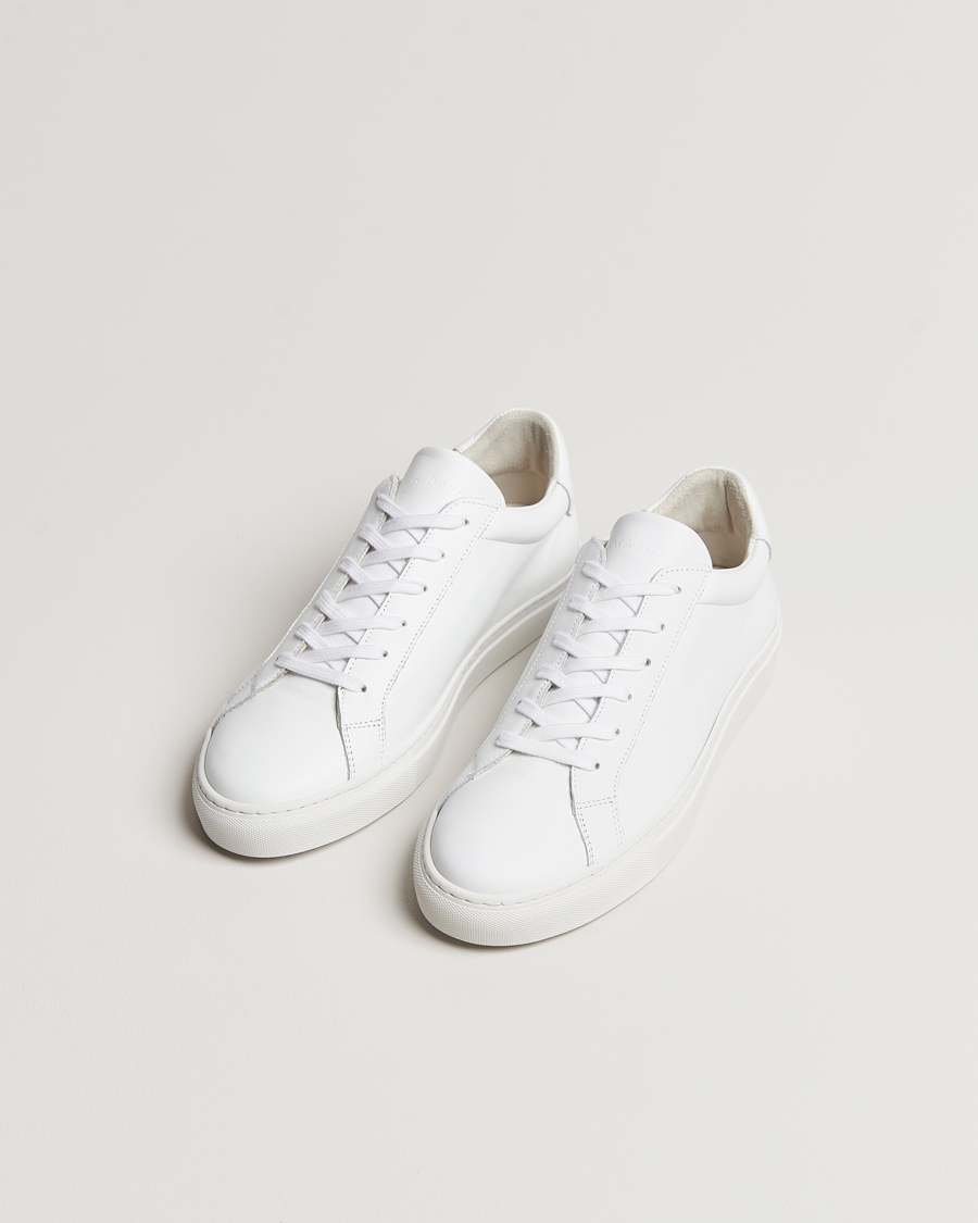 Herr | Avdelningar | A Day's March | Leather Marching Sneaker White