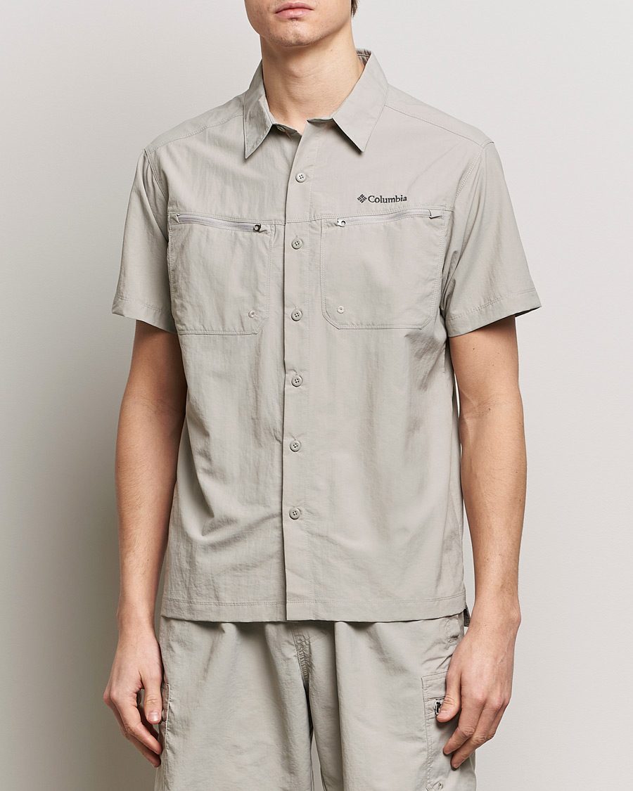 Herr | American Heritage | Columbia | Mountaindale Short Sleeve Outdoor Shirt Flint Grey