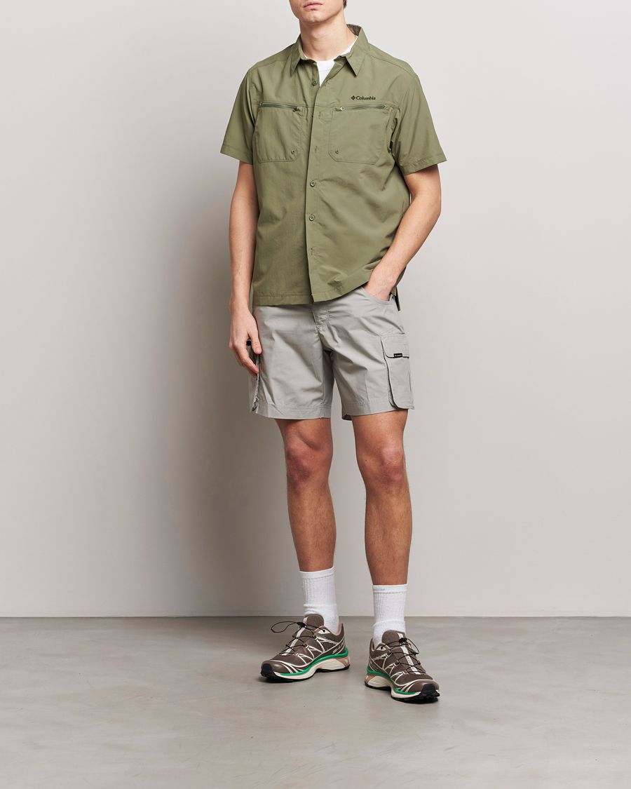 Herr | Skjortor | Columbia | Mountaindale Short Sleeve Outdoor Shirt Stone Green