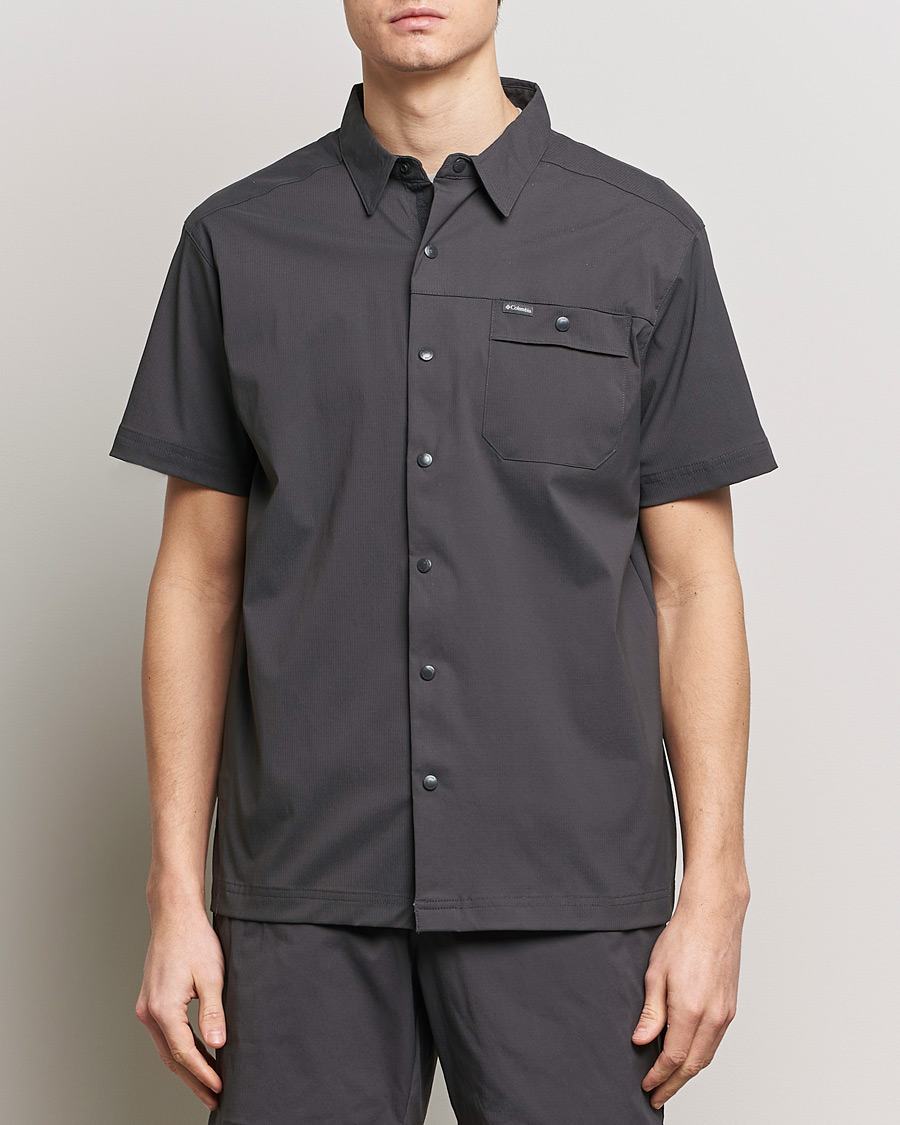 Herr | American Heritage | Columbia | Landroamer Ripstop Short Sleeve Shirt Shark