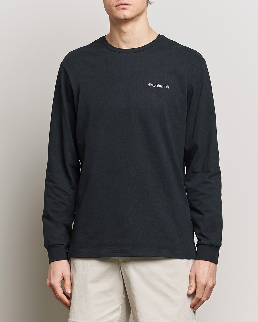 Herr | Svarta t-shirts | Columbia | Explorers Canyon Long Sleeve T-Shirt Black