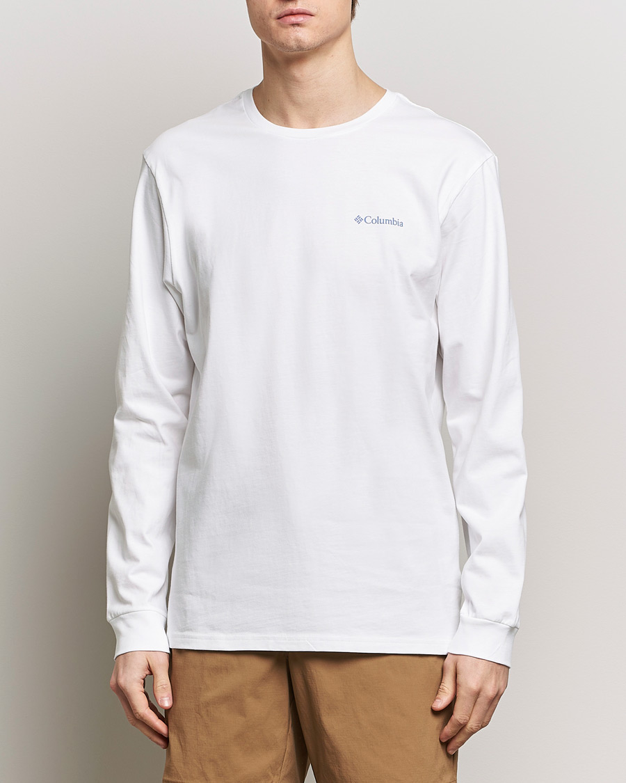 Herr | Långärmade t-shirts | Columbia | Explorers Canyon Long Sleeve T-Shirt White