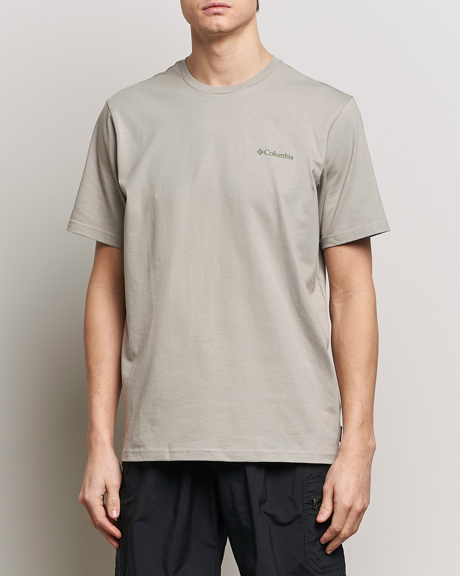 Herr | Active | Columbia | Explorers Canyon Back Print T-Shirt Flint Grey