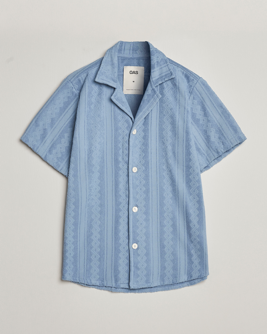 Herr | Skjortor | OAS | Terry Cuba Short Sleeve Shirt Ancora
