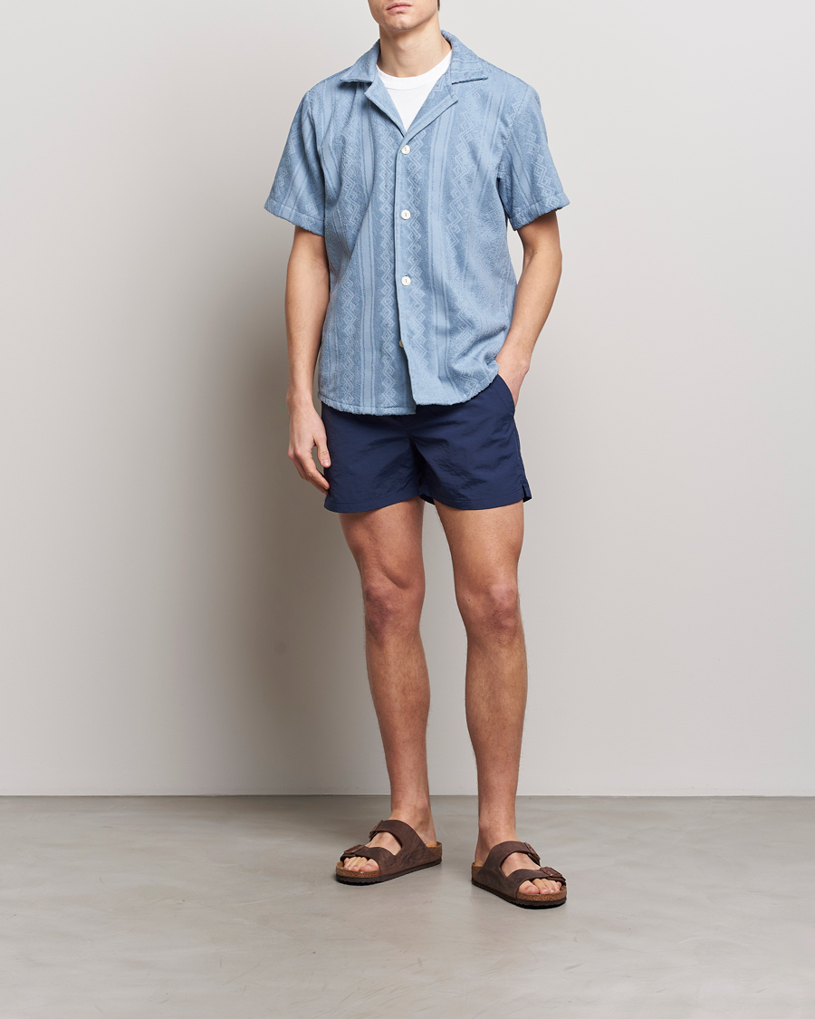 Herr | Skjortor | OAS | Terry Cuba Short Sleeve Shirt Ancora