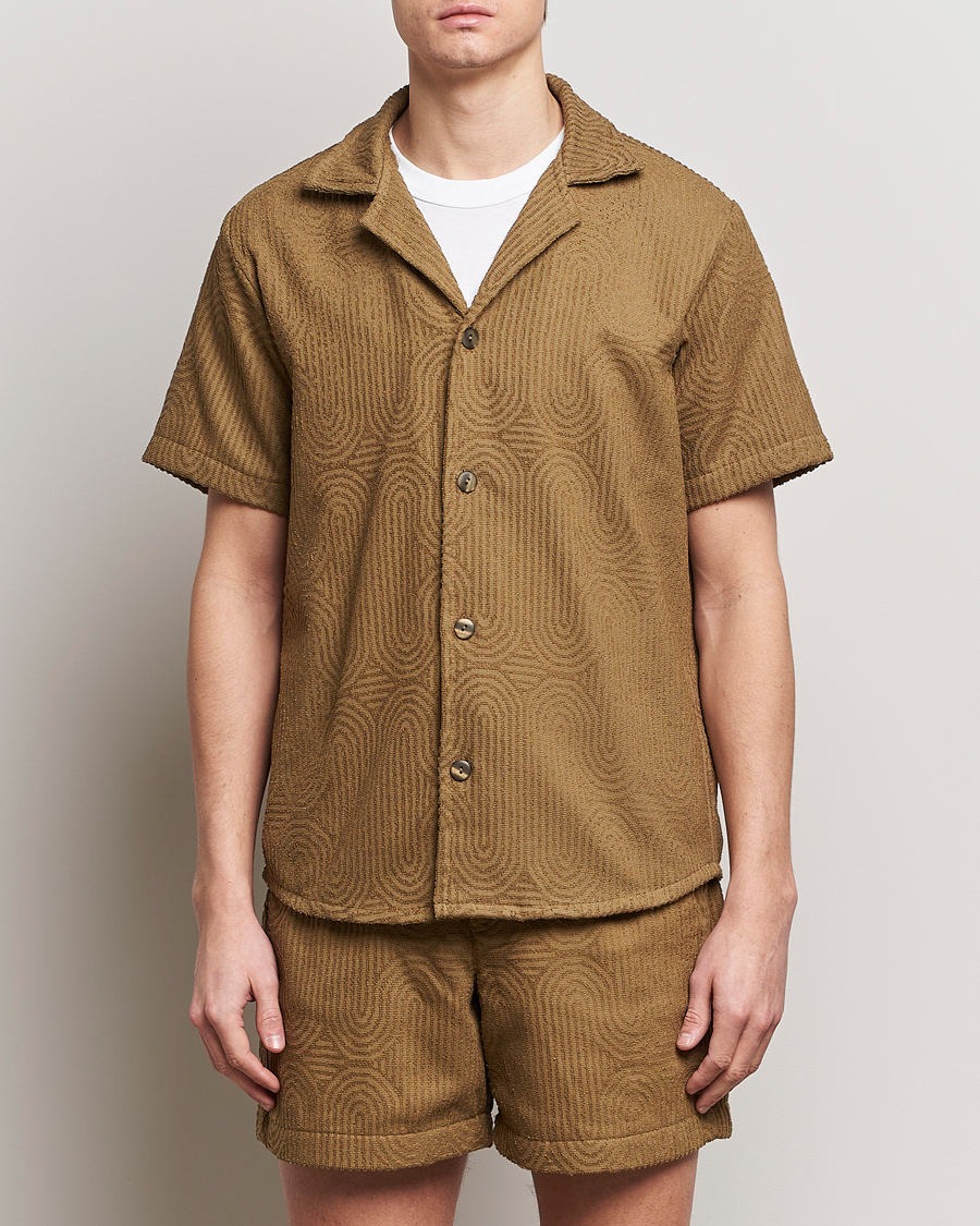 Herr | Kortärmade skjortor | OAS | Terry Cuba Short Sleeve Shirt Zabyrinth
