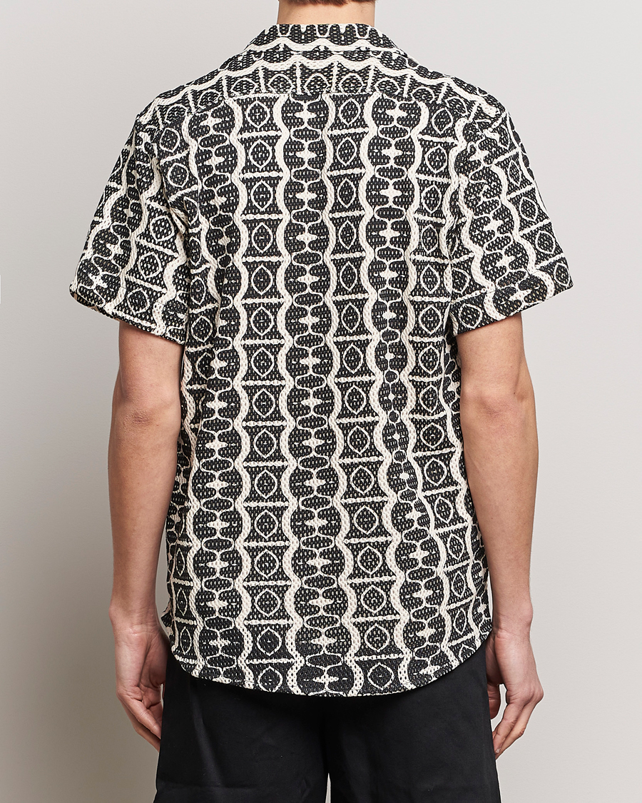 Herr | Skjortor | OAS | Short Sleeve Cuba Net Shirt Hypnotise