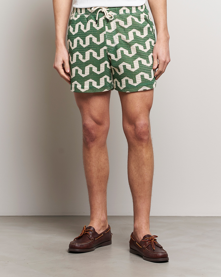 Herr | Kläder | OAS | Cotton Net Shorts Atlas