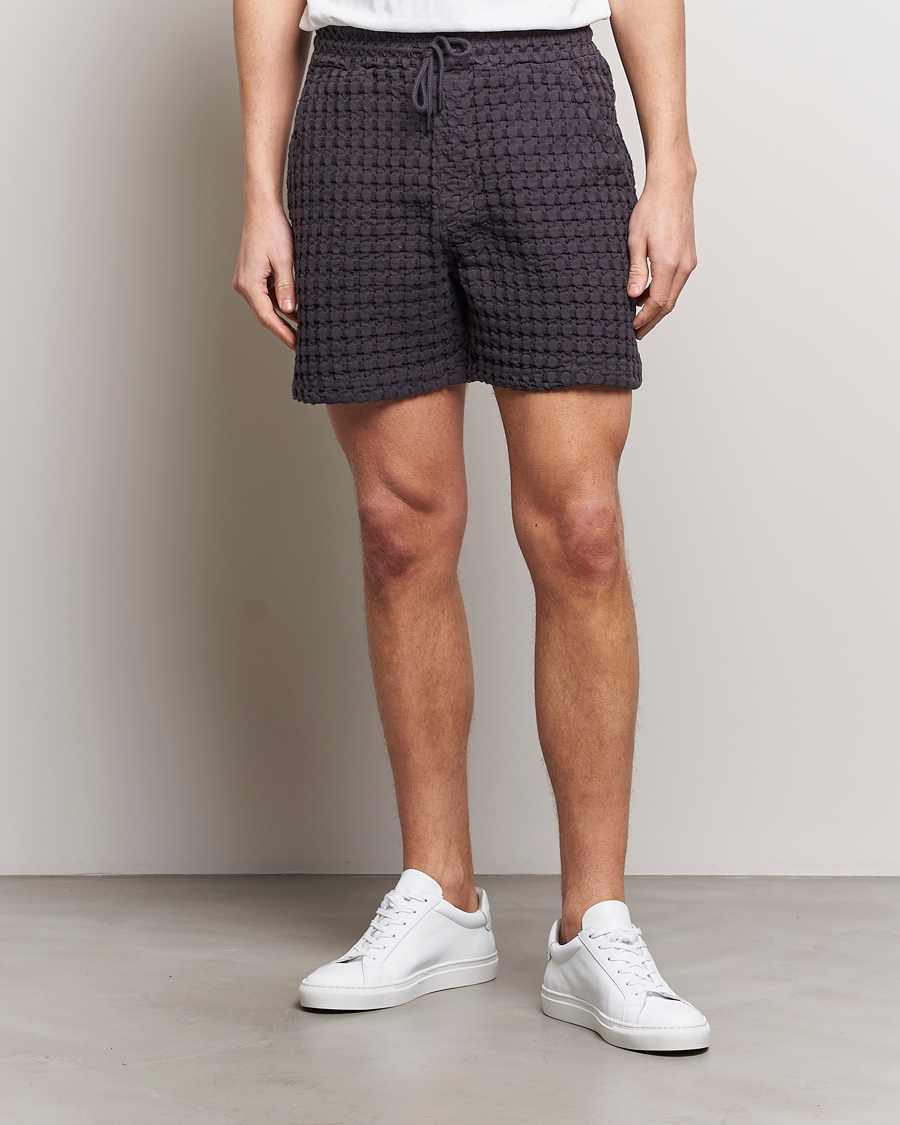 Herre | Shorts | OAS | Porto Waffle Shorts Nearly Black