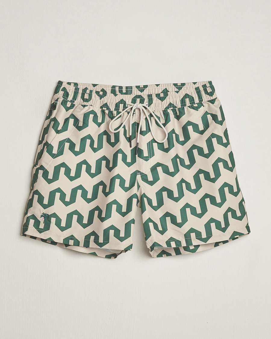 Herr | Badbyxor | OAS | Printed Swimshorts Atlas