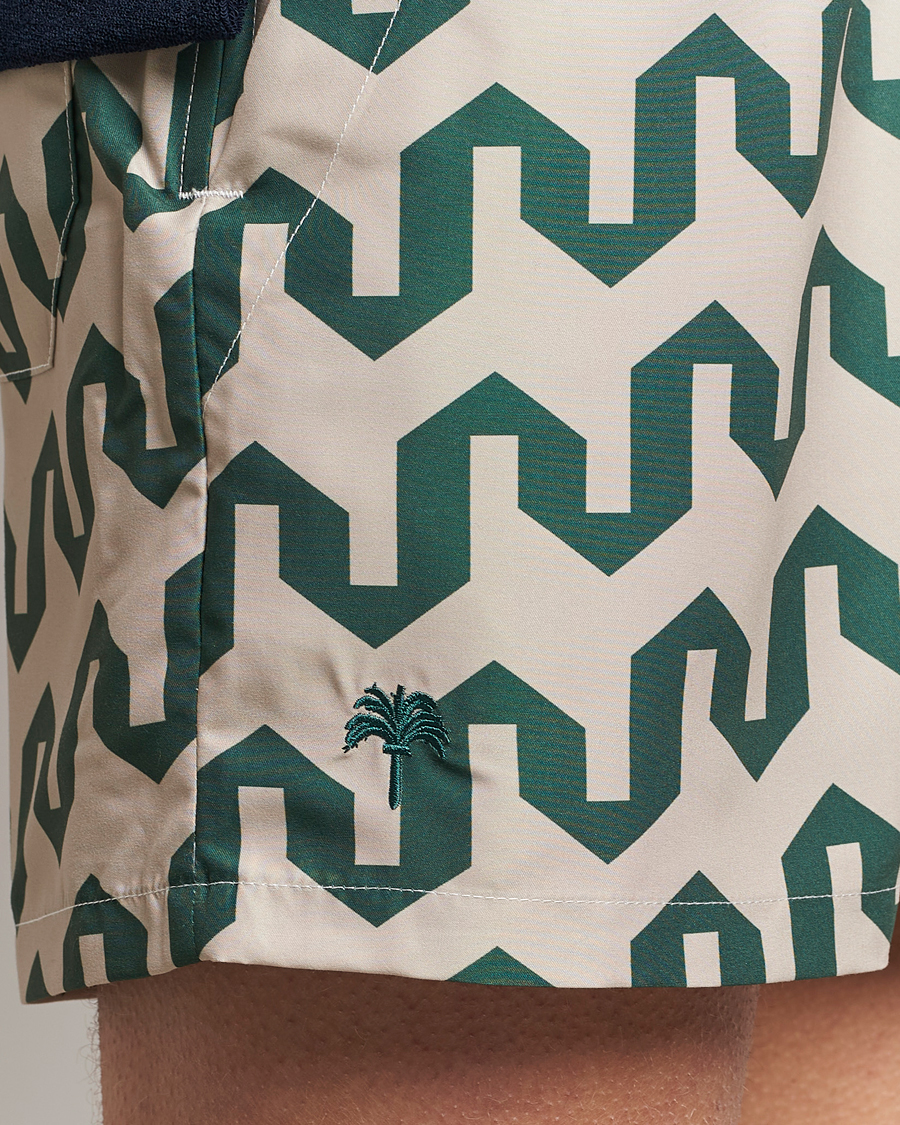 Herr | Badbyxor | OAS | Printed Swimshorts Atlas
