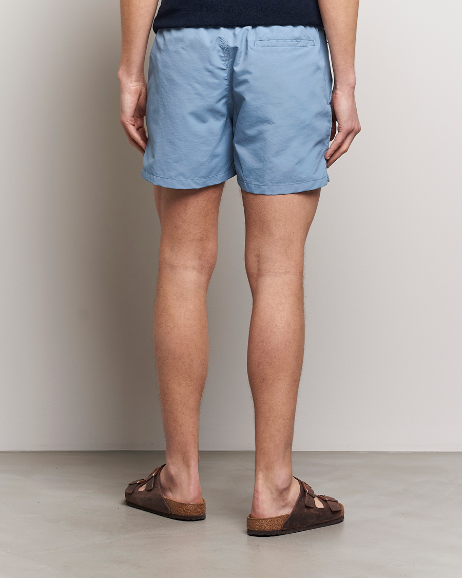 Herr | Badbyxor | OAS | Plain Swimshorts Sky