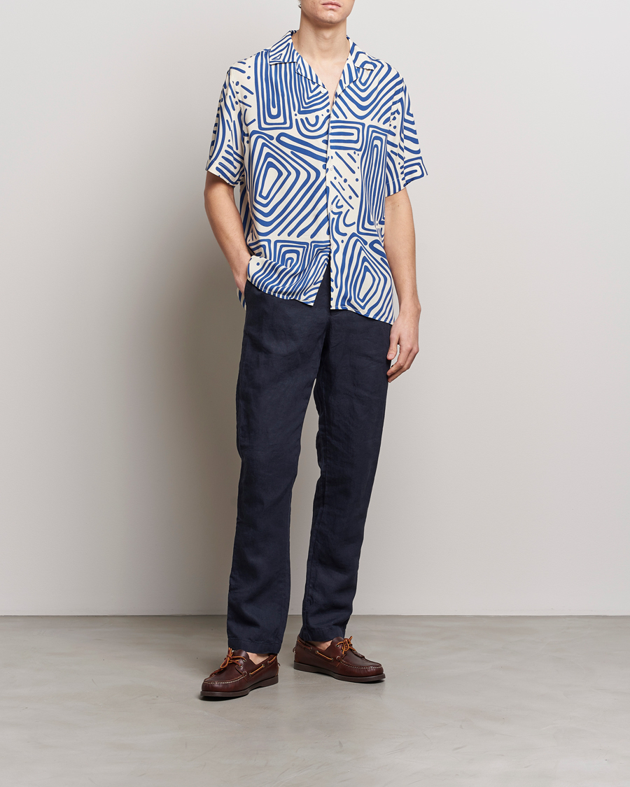 Herr | Skjortor | OAS | Viscose Resort Short Sleeve Shirt Eldovado