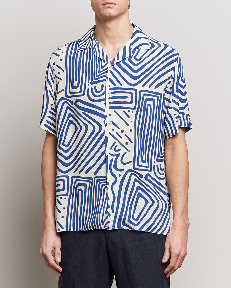 Herr | Kläder | OAS | Viscose Resort Short Sleeve Shirt Eldovado