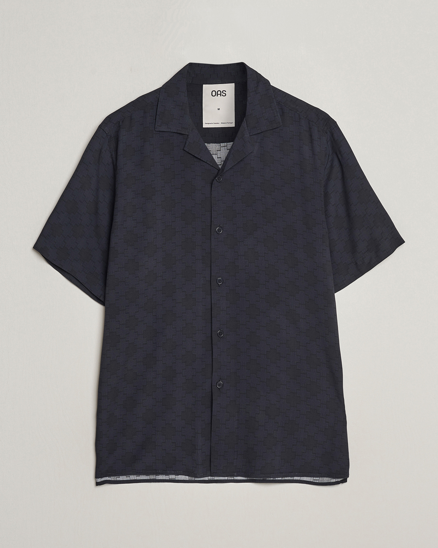 Herr | Skjortor | OAS | Viscose Resort Short Sleeve Shirt San Sebastian
