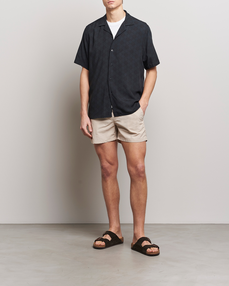 Herr | Skjortor | OAS | Viscose Resort Short Sleeve Shirt San Sebastian